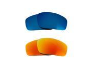 New SEEK Replacement Lenses for Oakley MONSTER PUP Blue Yellow Mirror ON SALE