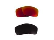 New SEEK Polarized Replacement Lenses for Oakley SCALPEL Black Red Mirror SALE