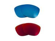 New SEEK Polarized Replacement Lenses for Oakley JUPITER Red Blue Mirror ON SALE