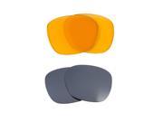 New SEEK Replacement Lenses for Oakley GARAGE ROCK HI Yellow Silver Mirror SALE
