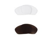 New SEEK Replacement Lenses for Oakley STRAIGHT JACKET Clear Brown ON SALE