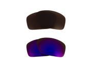 New SEEK Replacement Lenses for Oakley SCALPEL Brown Purple Mirror ON SALE