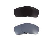 New SEEK Polarized Replacement Lenses for Oakley FIVES 3.0 Grey Silver Mirror