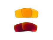 New SEEK Replacement Lenses for Oakley SQUARE WIRE 2006 HI Yellow Red Mirror