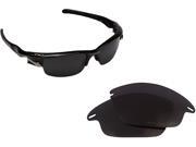 New SEEK OPTICS Replacement Lenses Made for Oakley FAST JACKET Black