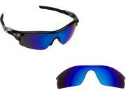 New SEEK Polarized Replacement Lenses for Oakley RADARLOCK PITCH Blue Mirror