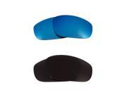 New SEEK Replacement Lenses for Oakley Sunglasses FIVES 4.0 Black Blue Mirror