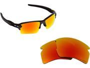 New SEEK Polarized Replacement Lenses for Oakley FLAK 2.0 XL Red Mirror