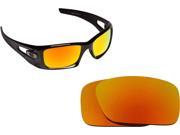 New SEEK Polarized Replacement Lenses for Oakley CRANKCASE Fire Red Mirror SALE