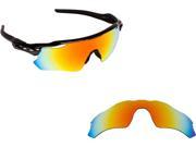 New SEEK Polarized Replacement Lenses for Oakley RADAR EV PATH Fire Red Mirror