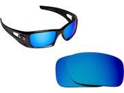 New SEEK Replacement Lenses for Oakley CRANKCASE Blue Mirror ON SALE