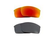 New SEEK Polarized Replacement Lenses Oakley WIRETAP Black Iridium Red Mirror