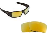 New SEEK Polarized Replacement Lenses for Oakley GASCAN 24K Gold Mirror ON SALE