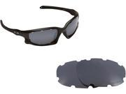 New SEEK Polarized Replacement Lens Oakley WIND JACKET VENTED Asia Black Iridium