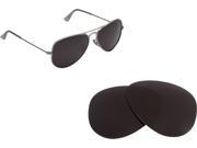 New SEEK Polarized Replacement Lenses for Ray Ban 3025 58mm AVIATOR Black