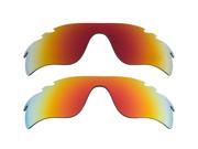 New SEEK Replacement Lenses Oakley VENTED RADAR LOCK Red Yellow Mirror ON SALE