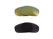 New SEEK Polarized Replacement Lenses for Oakley FIVES 4.0 Grey Green Mirror