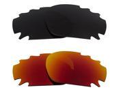 New SEEK Polarized Replacement Lenses for Oakley VENTED JAWBONE Grey Red Mirror
