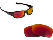 New SEEK Polarized Replacement Lenses for Oakley FIVES 3.0 Red Mirror ON SALE