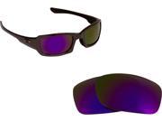 New SEEK Replacement Lenses for Oakley Sunglasses FIVES 3.0 Purple Mirror SALE