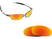 New SEEK Polarized Replacement Lenses for Oakley JULIET Fire Red Mirror