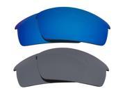 New SEEK Polarized Replacement Lenses for Oakley O ROKR PRO Silver Mirror Blue