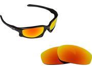 SEEK Polarized Replacement Lenses for Oakley WIND JACKET Radiant Yellow Mirror