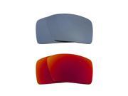 New SEEK Replacement Lenses for Oakley Sunglasses EYEPATCH 1 Red Silver Mirror