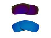 SEEK Polarized Replacement Lenses for Oakley FIVES SQUARED Purple Blue Mirror