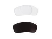 New SEEK Replacement Lenses for Oakley Sunglasses FIVES 3.0 Black Clear ON SALE