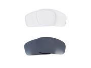 New SEEK Replacement Lenses for Oakley MONSTER PUP Clear Silver Mirror ON SALE
