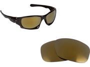 New SEEK Polarized Replacement Lenses for Oakley Sunglasses TEN 24K Gold Mirror