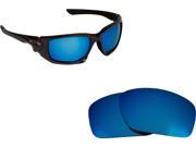 New SEEK Replacement Lenses for Oakley Sunglasses SCALPEL Blue Mirror ON SALE