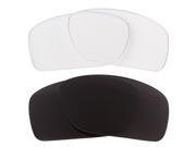 New SEEK Replacement Lenses for Oakley Sunglasses CANTEEN Black Clear ON SALE