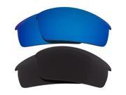 New SEEK Replacement Lenses for Oakley THUMP PRO Black Blue Mirror ON SALE