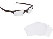 New SEEK Replacement Lenses for Oakley Sunglasses HALF JACKET XLJ Crystal Clear