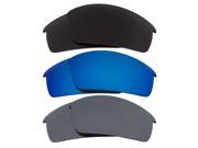 New SEEK Replacement Lenses for Oakley BOTTLECAP Blue Silver Mirror Black SALE