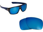 New SEEK Replacement Lenses for Oakley Sunglasses DISPATCH 1 Blue Mirror ON SALE