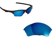 New SEEK Replacement Lenses for Oakley Sunglasses HALF JACKET XLJ Blue Mirror