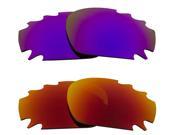 New SEEK Replacement Lenses Oakley VENTED RACING JACKET Purple Red ON SALE
