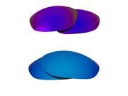 New SEEK Polarized Replacement Lenses for Oakley MONSTER DOG Purple Blue Mirror
