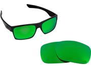 New SEEK OPTICS Replacement Lenses for Oakley TWOFACE Green Mirror ON SALE