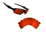 New SEEK Polarized Replacement Lenses for Oakley VENTED FLAK 2.0 XL Red Mirror