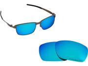 New SEEK Polarized Replacement Lenses for Oakley TINFOIL CARBON Blue Mirror