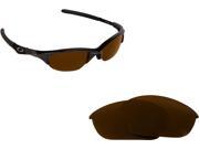 New SEEK Polarized Replacement Lenses Oakley HALF JACKET Asian Fit Brown