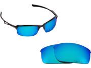 New SEEK OPTICS Replacement Lenses for Oakley WIRETAP Blue Mirror ON SALE