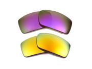 New SEEK Polarized Replacement Lenses for Oakley GASCAN Purple Yellow Mirror