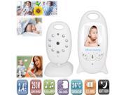 Wireless 2.4Ghz Portable Baby Monitor 2 inch Color LCD Night vision Video Record Audio Two Way talk Temperature monitoring 260m distance