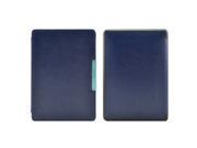 Folio Magnetic Slim PU Leather Case Cover Hard Shell For Kobo Touch eReader Deep blue