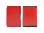 Folio Magnetic Slim PU Leather Case Cover Hard Shell For Kobo Touch eReader RED